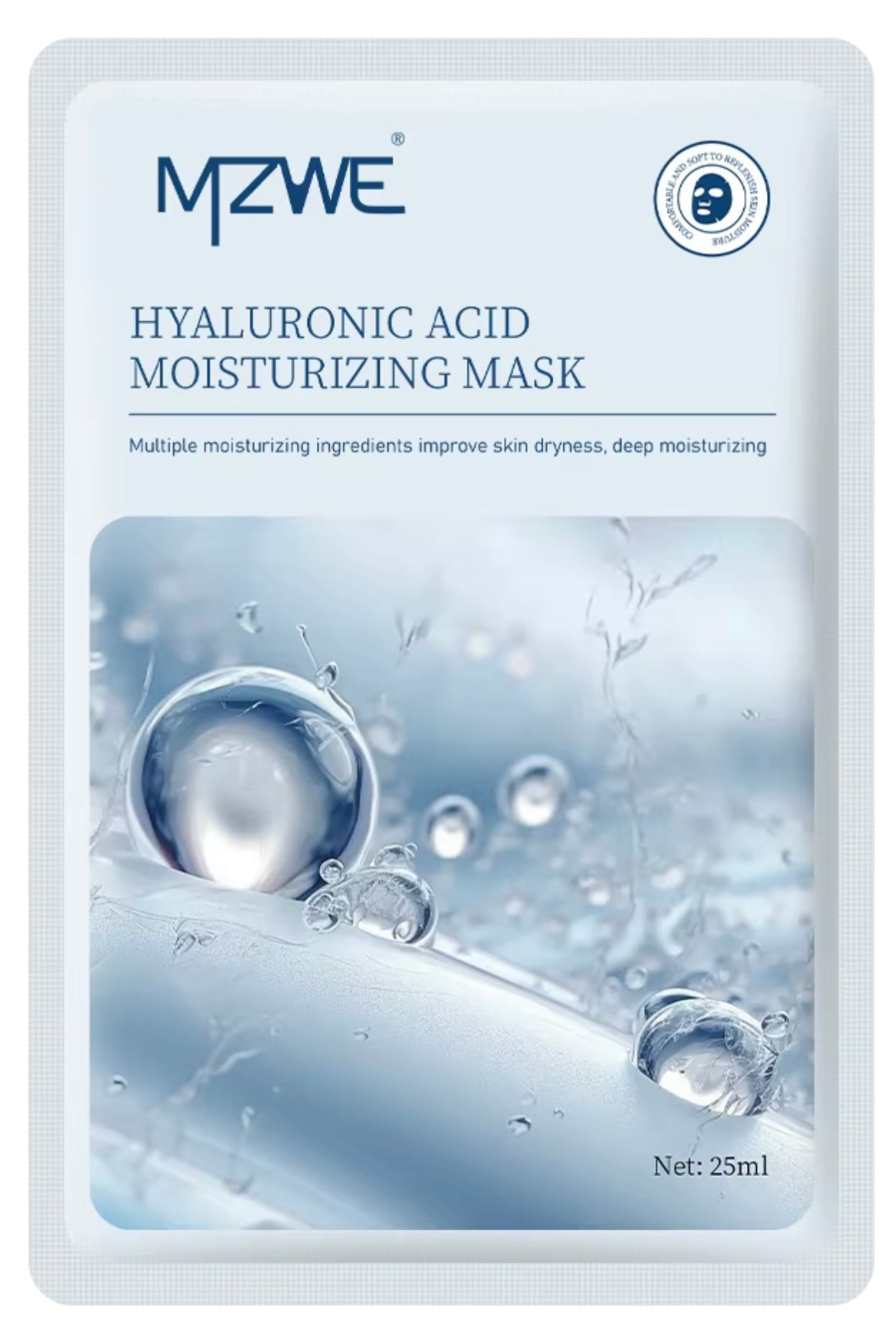 Masque facial hydratant éclaircissant Coréen de luxe personnalisé vegan