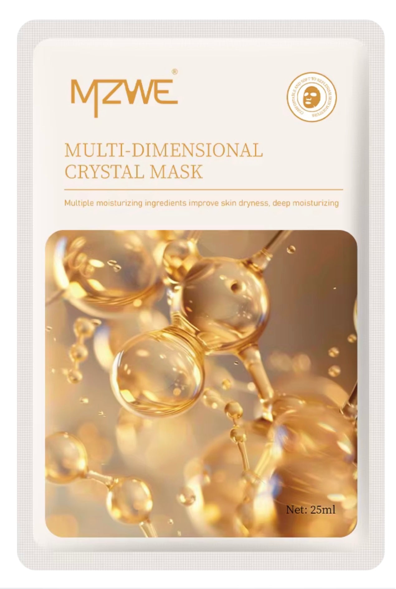 Masque facial hydratant éclaircissant Coréen de luxe personnalisé vegan