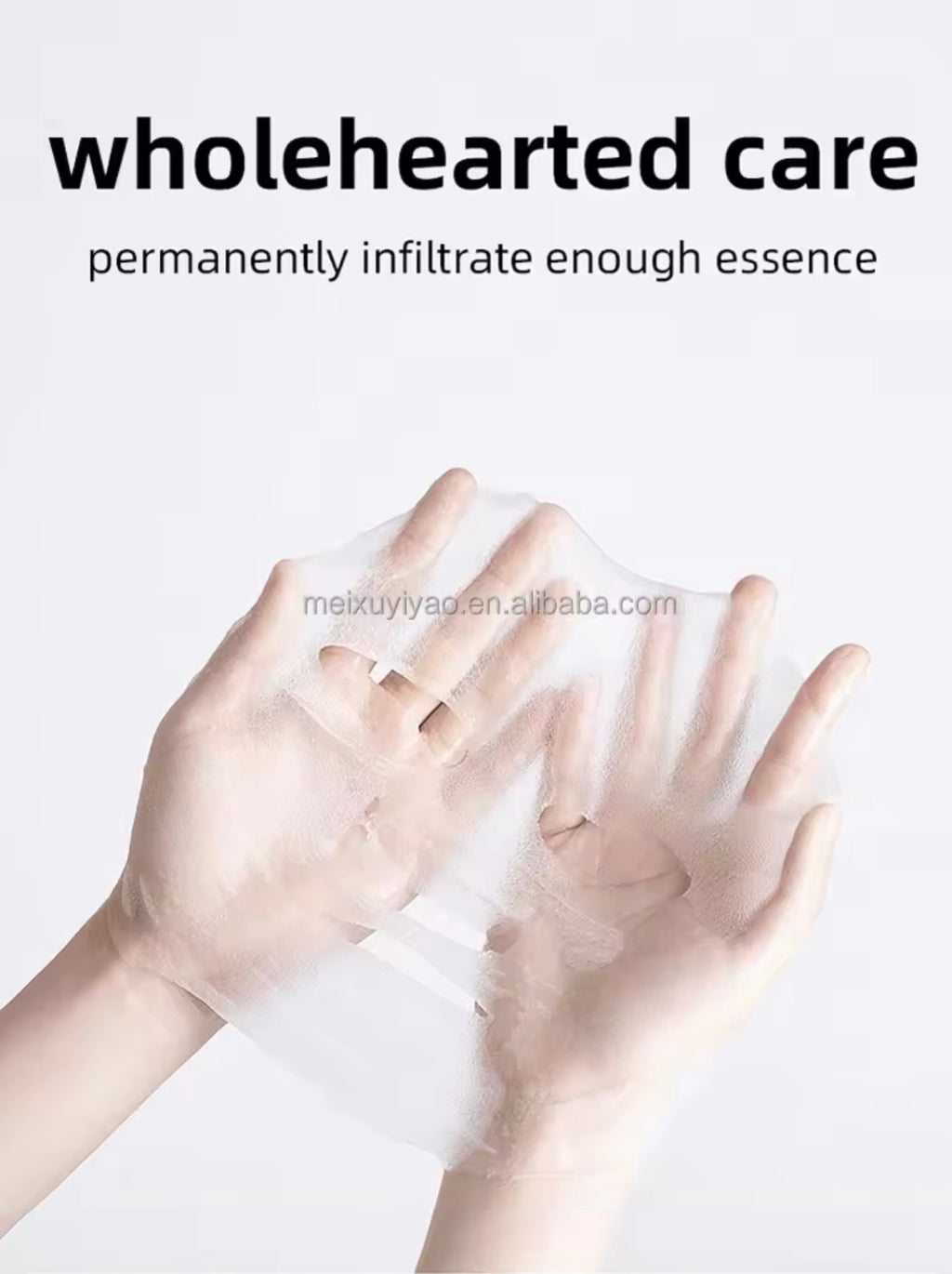 Masque facial hydratant éclaircissant Coréen de luxe personnalisé vegan