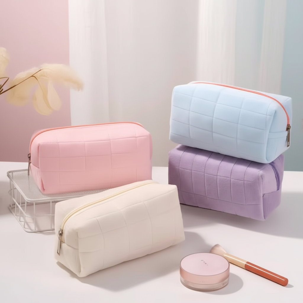 Collection de trousses empilées